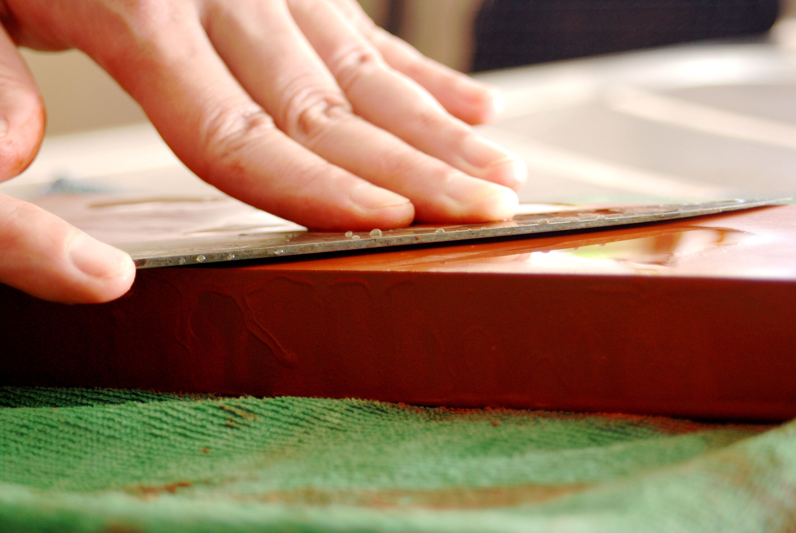 包丁の研ぎ方_砥石に対する刃の角度