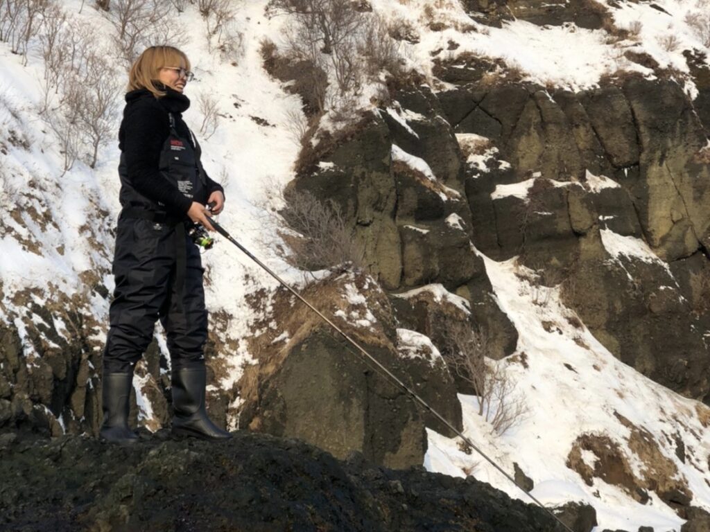 釣りガール冬のファッションコーデのポイントは、機能性の優れたアイテムを選ぶこと