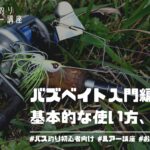 バズベイトの基本的な使い方とおすすめルアー3選をご紹介!バス釣り初心者向けに抑えるポイントを解説。